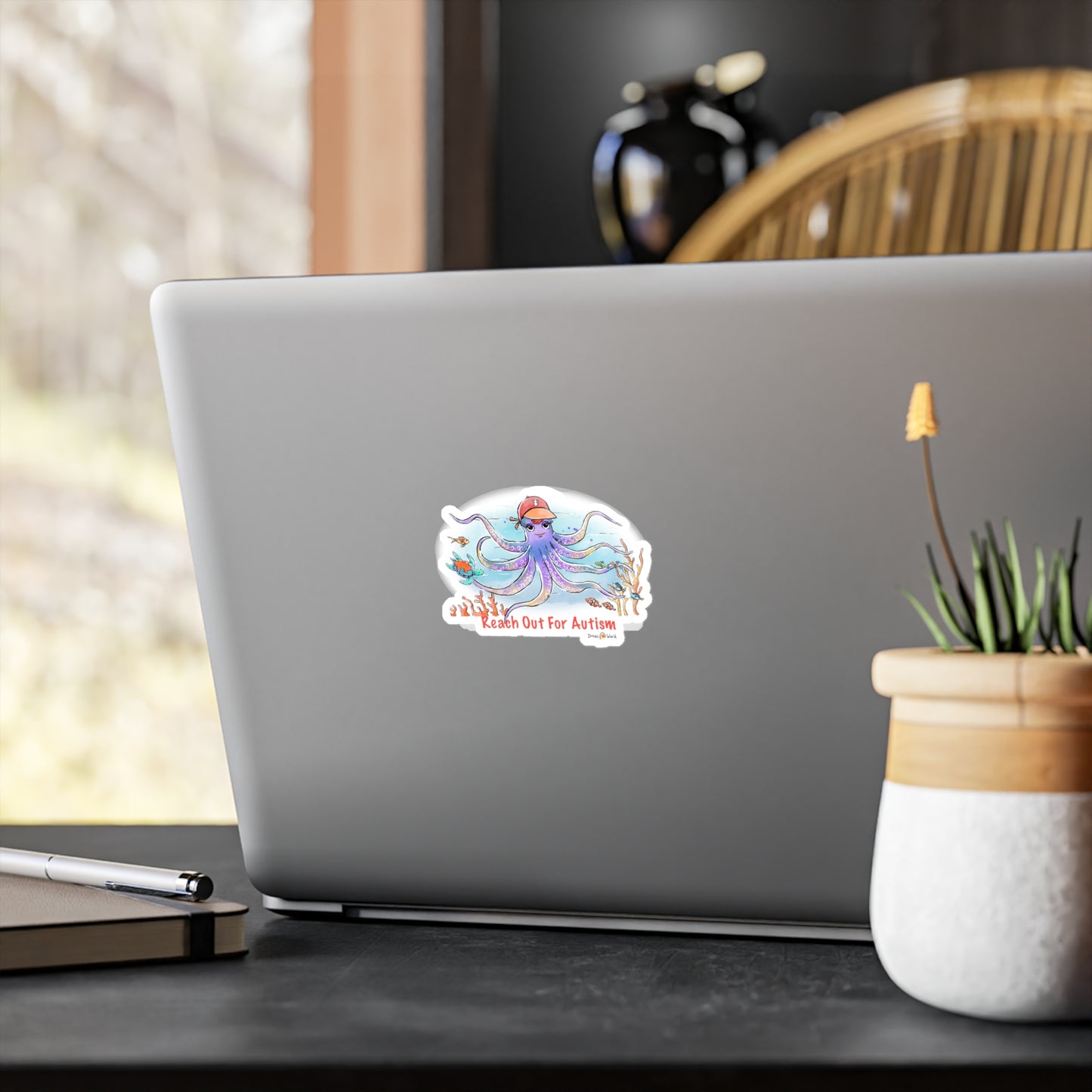 REACH OUT FOR AUTISM - DECAL