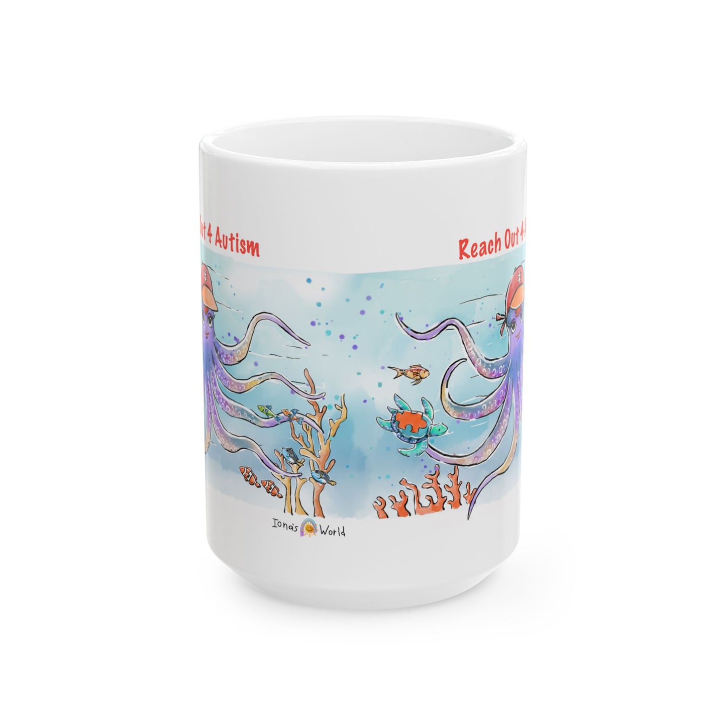 REACH OUT 4 AUTISM - INSPIRATIONAL MUG