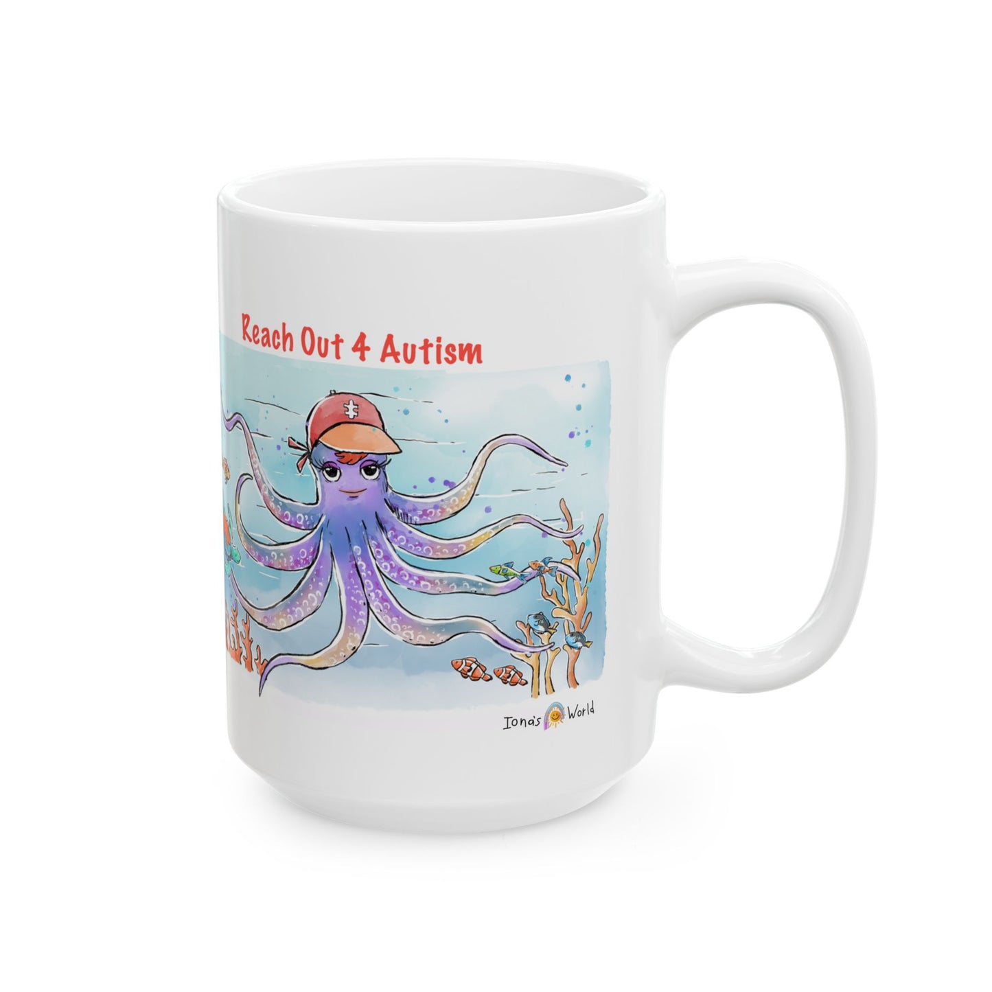 REACH OUT 4 AUTISM - INSPIRATIONAL MUG