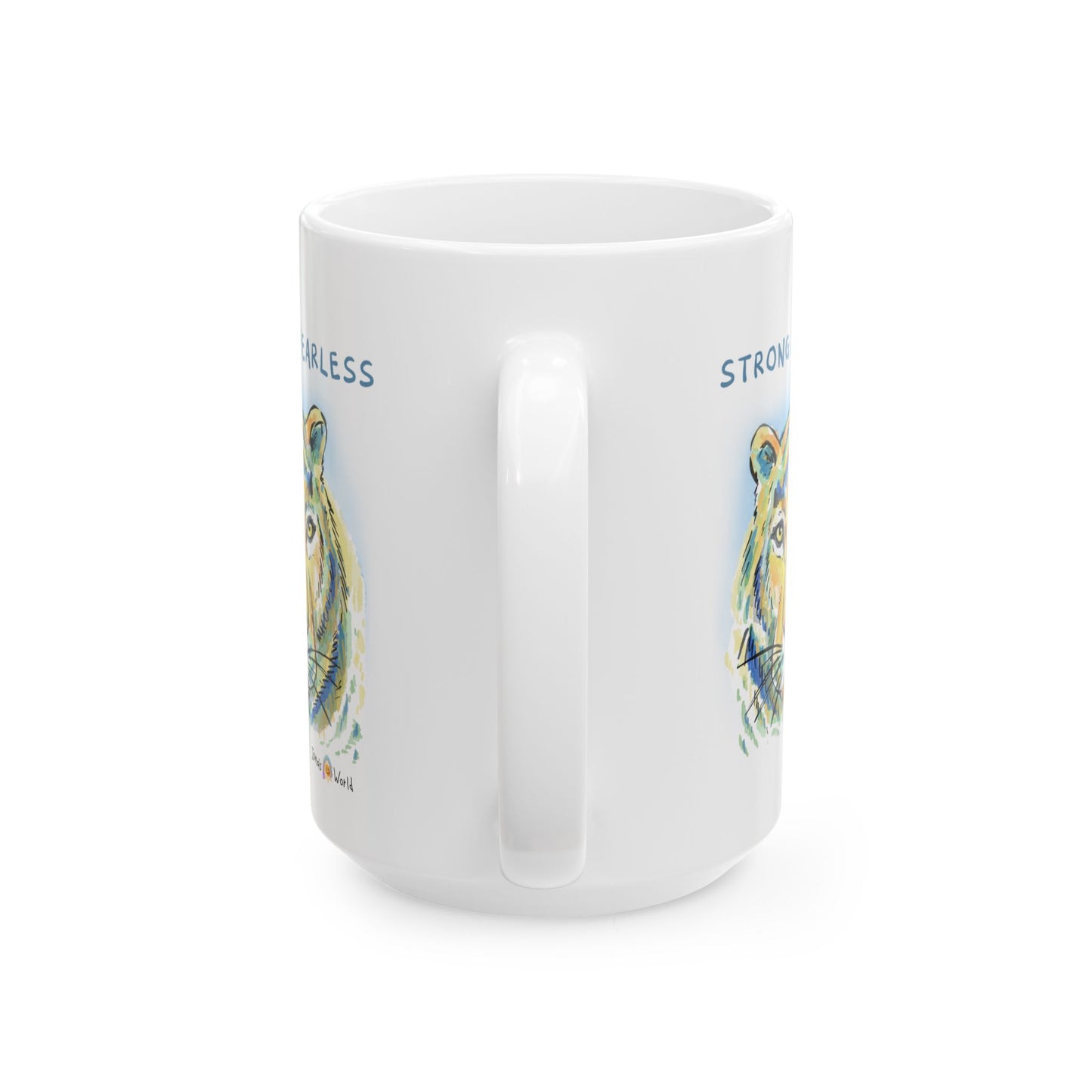 STRONG & FEARLESS - INSPIRATIONAL MUG