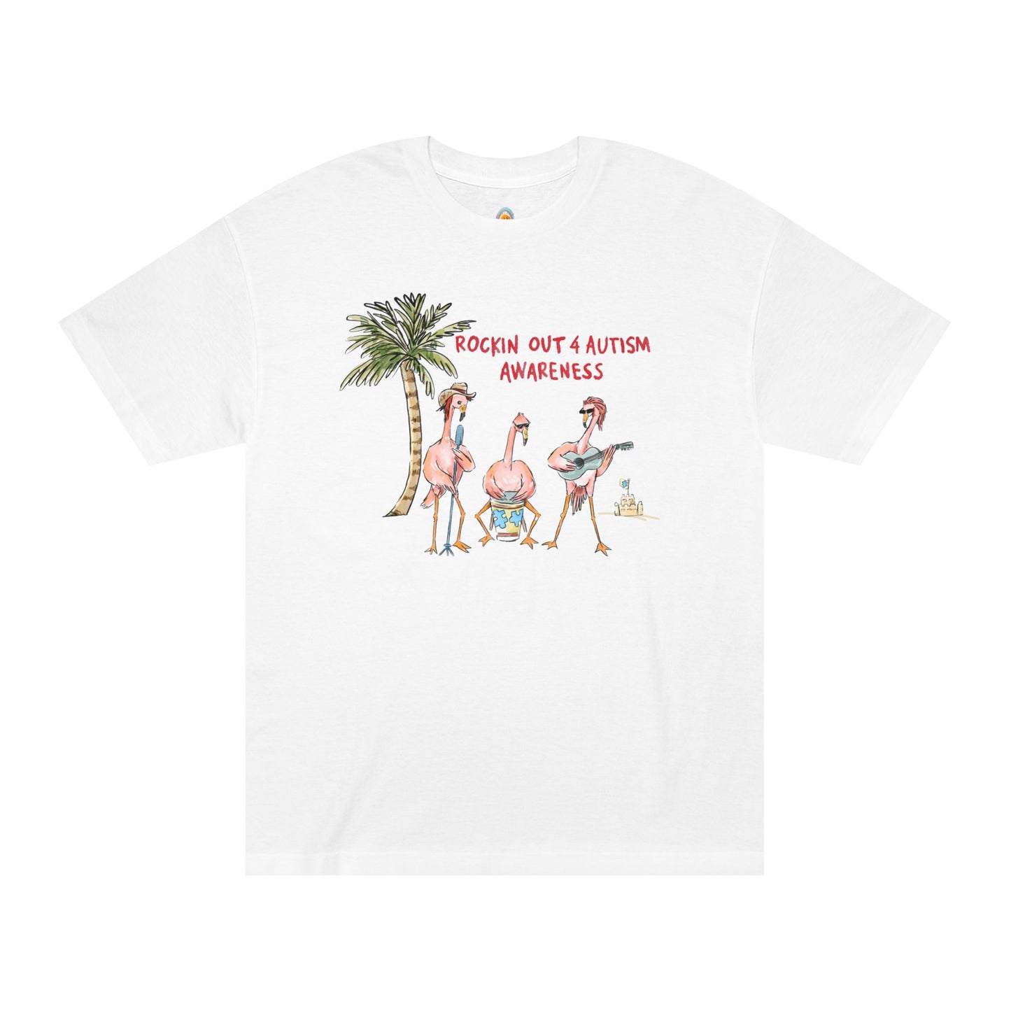 ROCKIN' OUT 4 AUTISM AWARENESS - UNISEX TEE