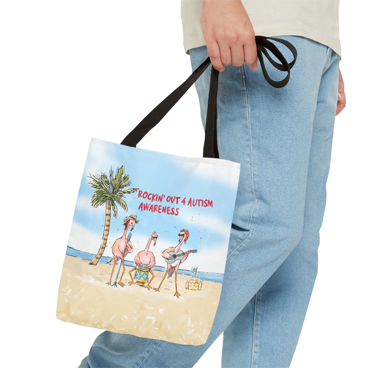 ROCKIN' OUT 4 AUTISM AWARENESS - TOTE BAG