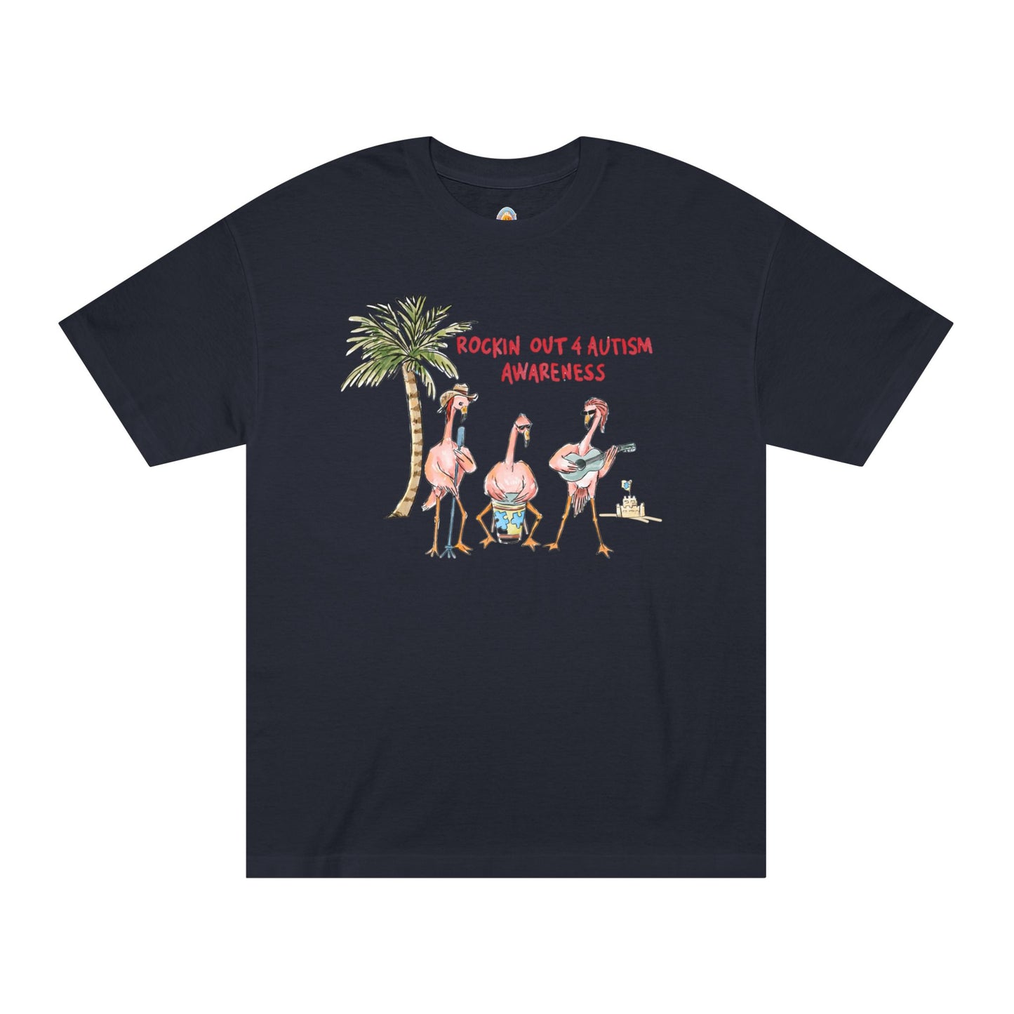 ROCKIN' OUT 4 AUTISM AWARENESS - UNISEX TEE
