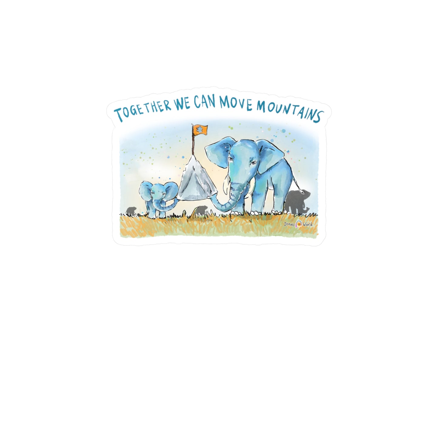 TOGETHER WE CAN MOVE MOUNTAINS - DECALS