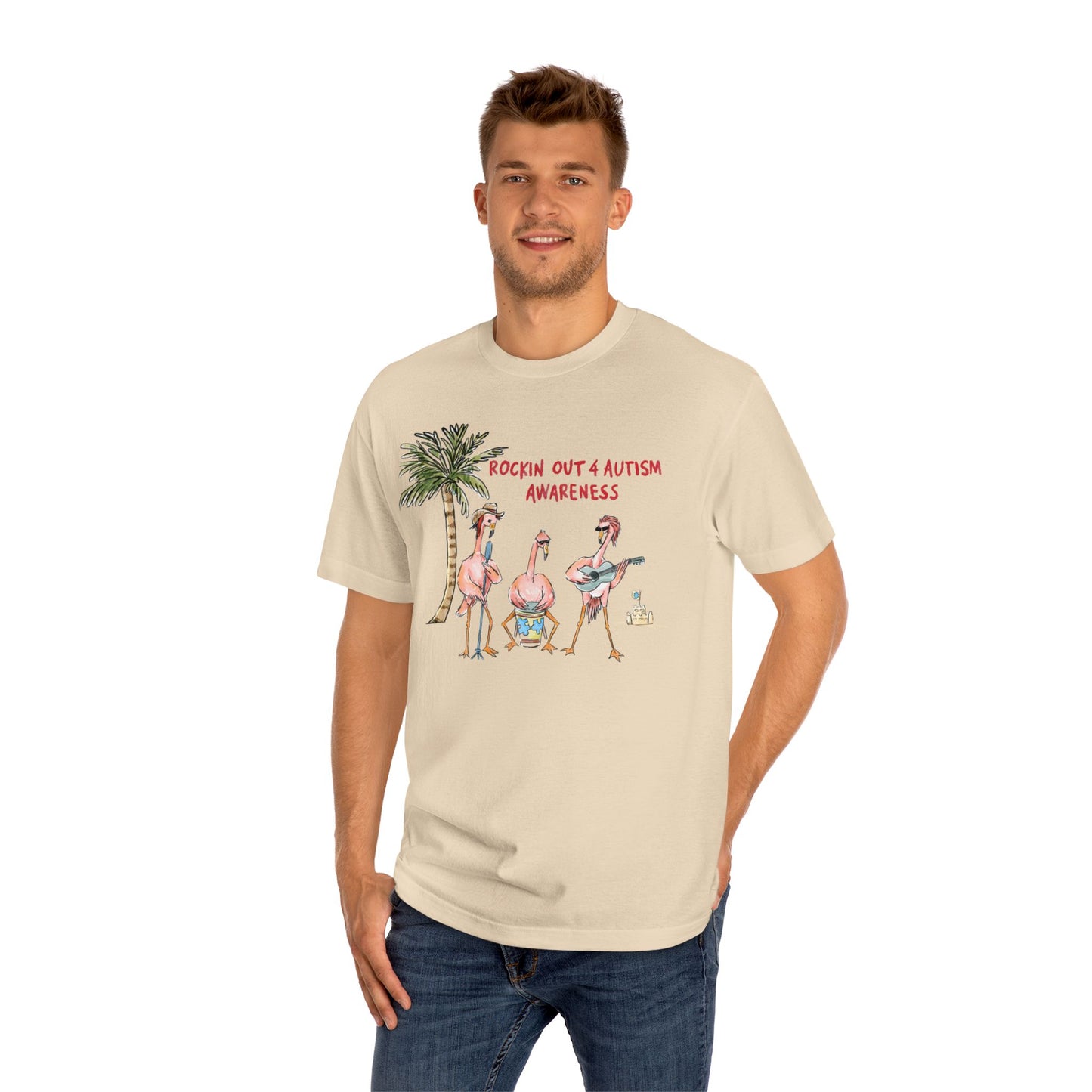 ROCKIN' OUT 4 AUTISM AWARENESS - UNISEX TEE