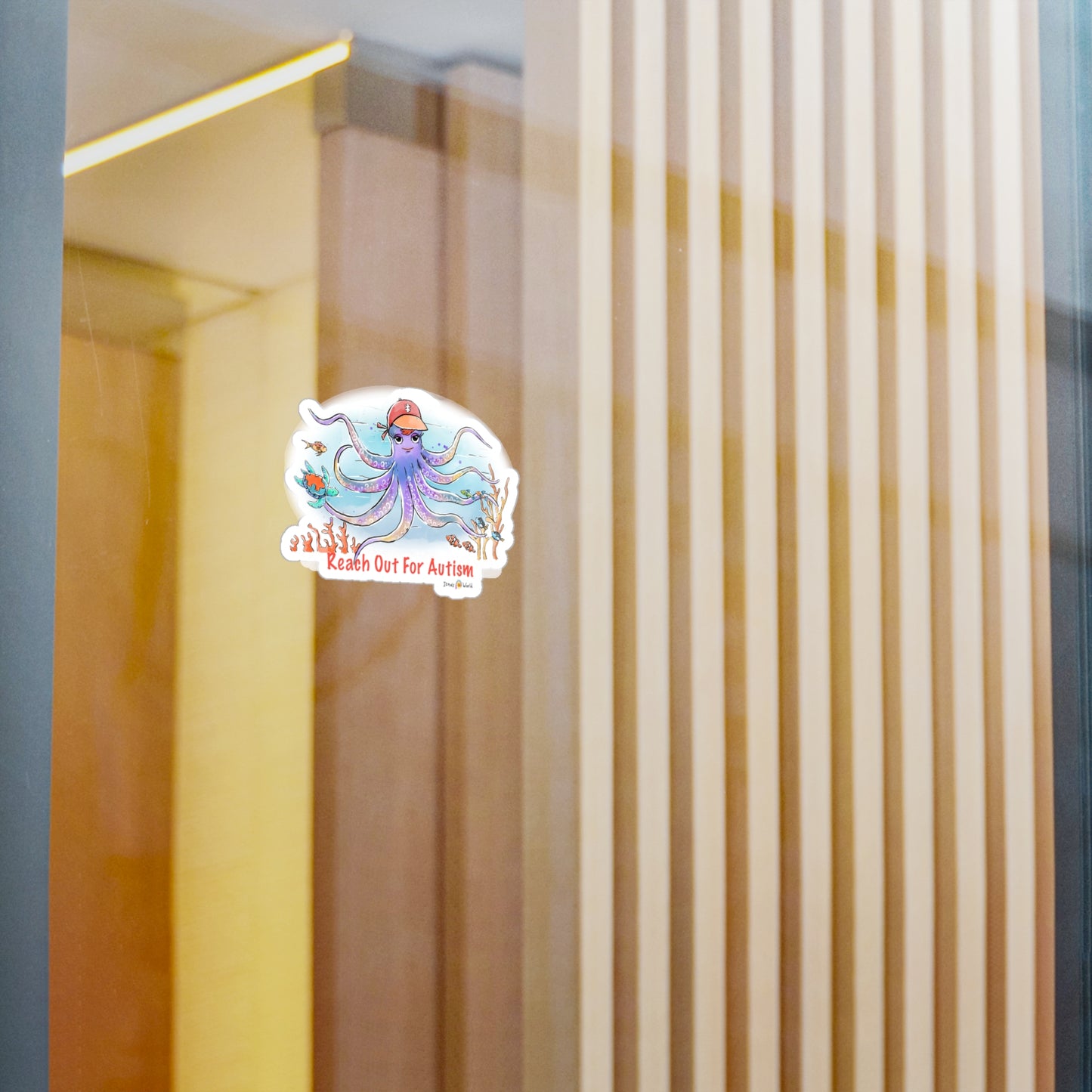 REACH OUT FOR AUTISM - DECAL