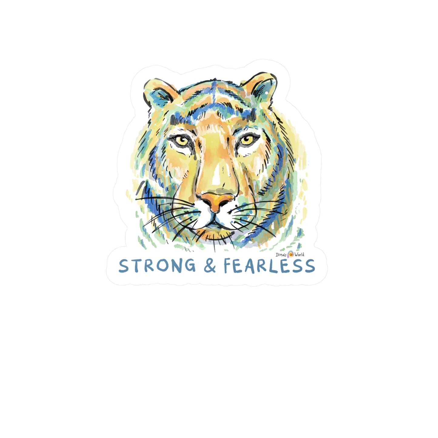 STRONG & FEARLESS - DECAL