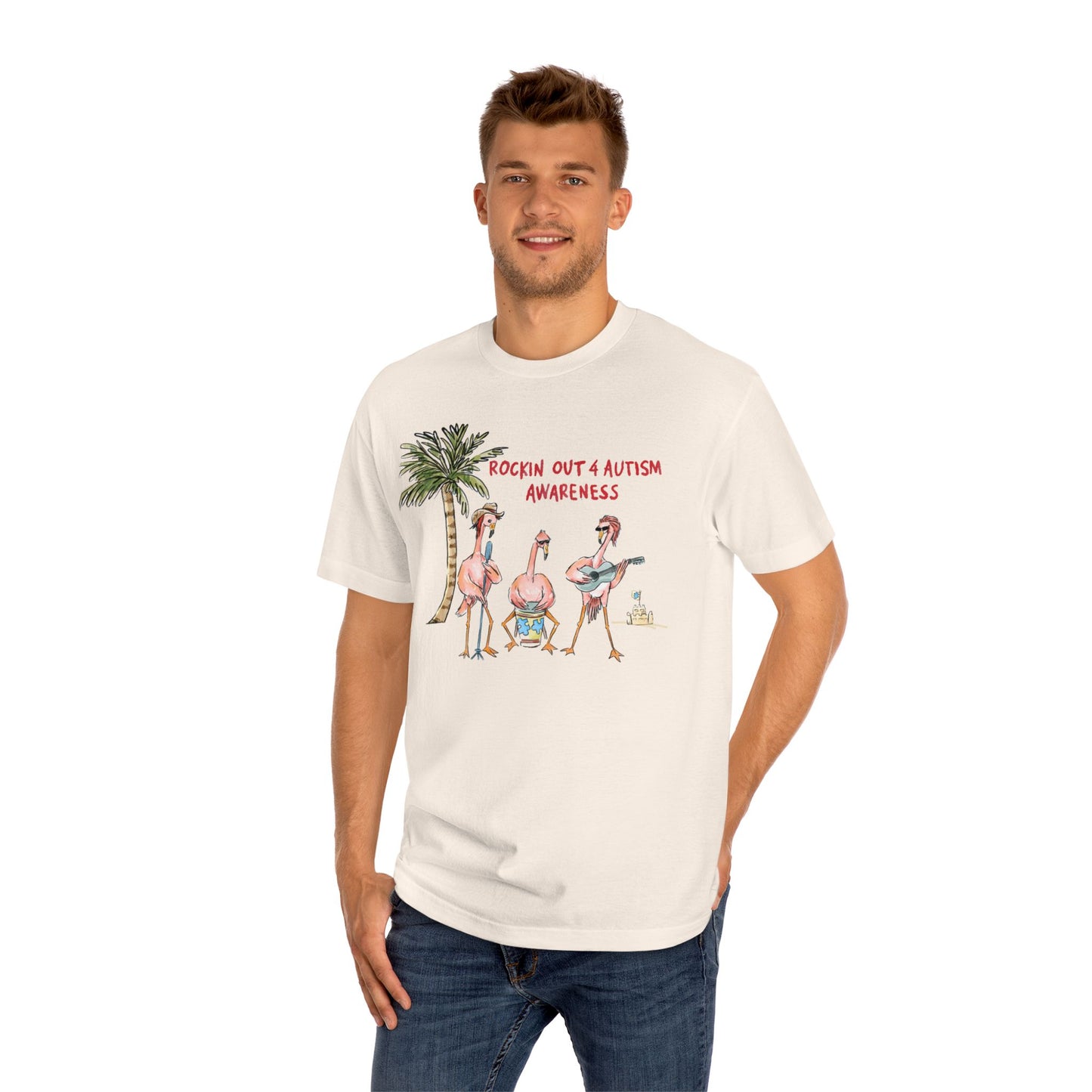 ROCKIN' OUT 4 AUTISM AWARENESS - UNISEX TEE