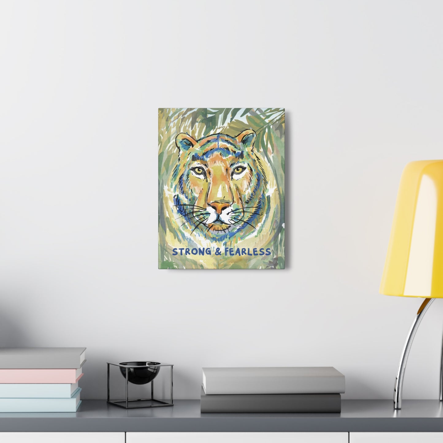 STRONG & FEARLESS - INSPIRATIONAL WALL ART