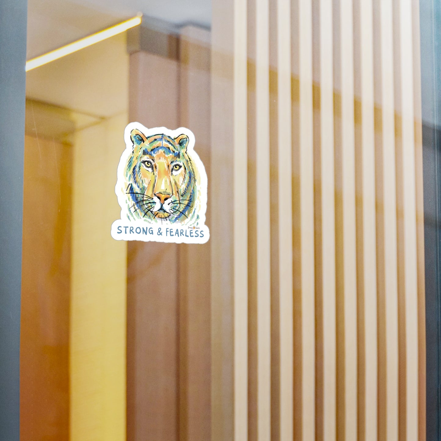 STRONG & FEARLESS - DECAL