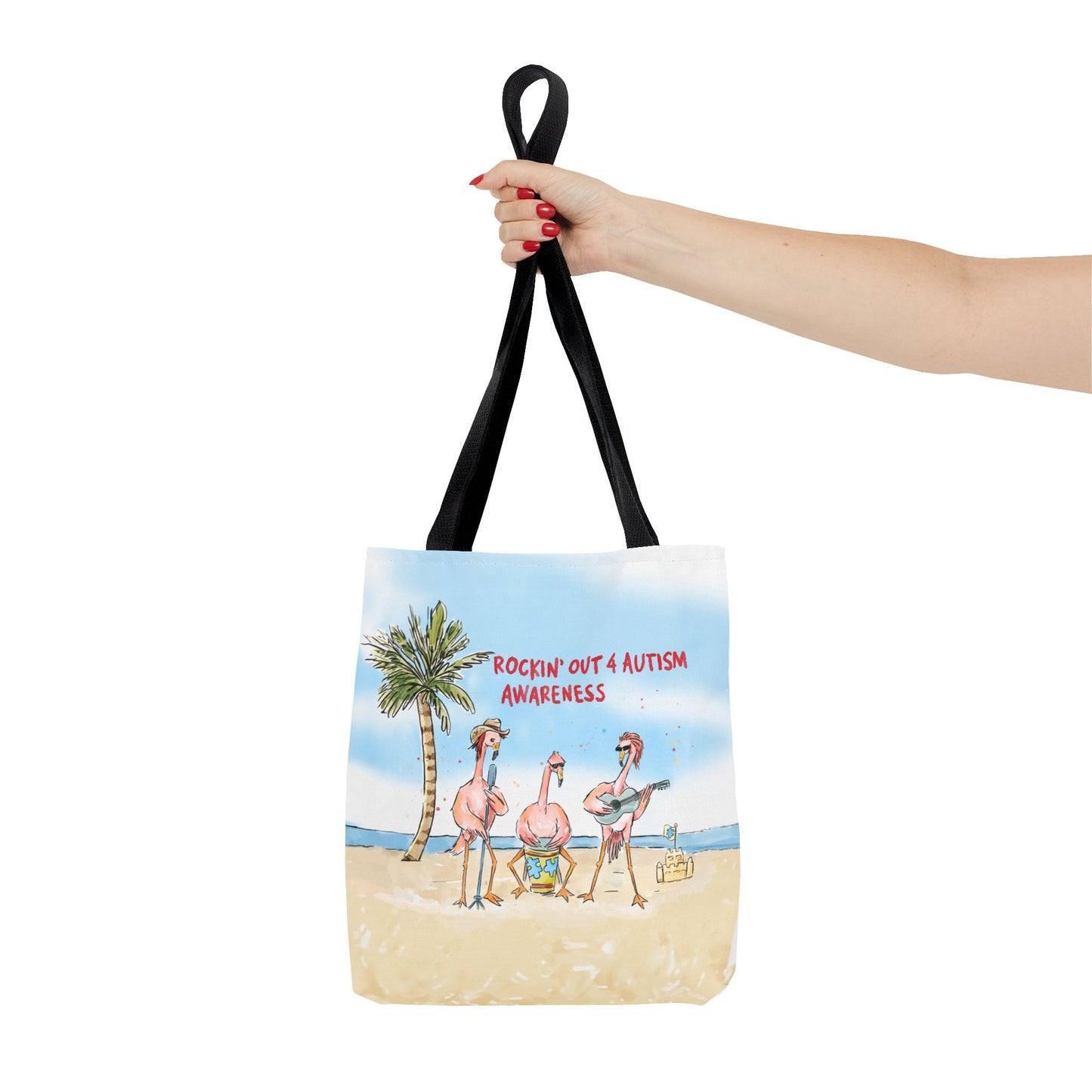 ROCKIN' OUT 4 AUTISM AWARENESS - TOTE BAG