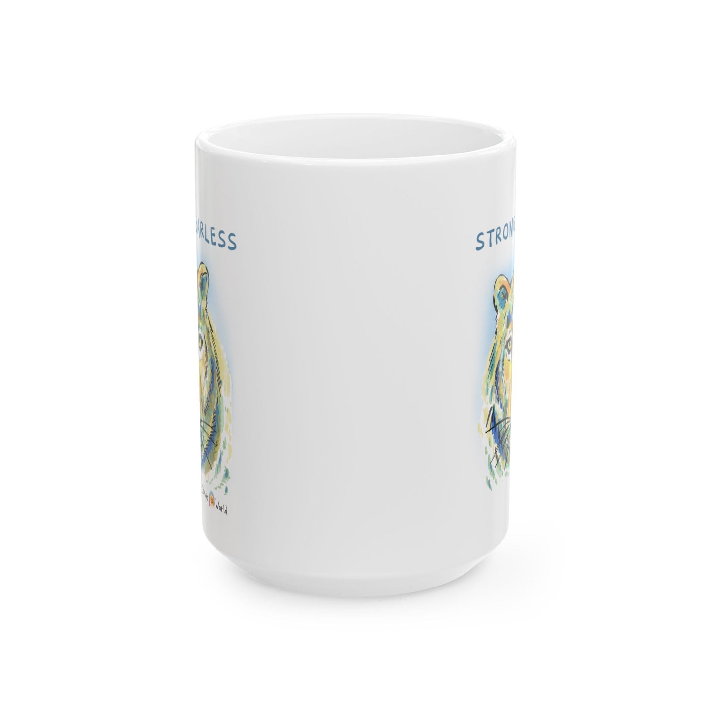 STRONG & FEARLESS - INSPIRATIONAL MUG