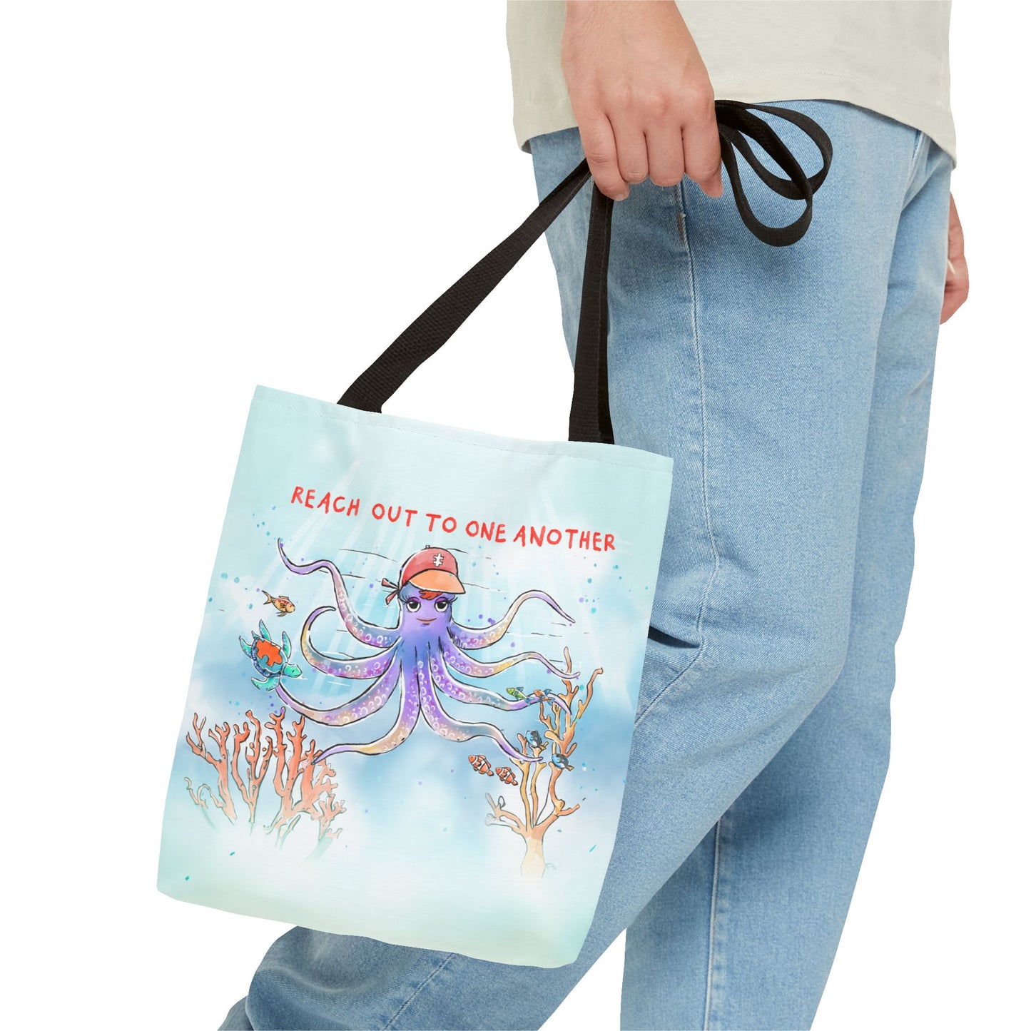 REACH OUT TO ONE ANOTHER - TOTE BAG