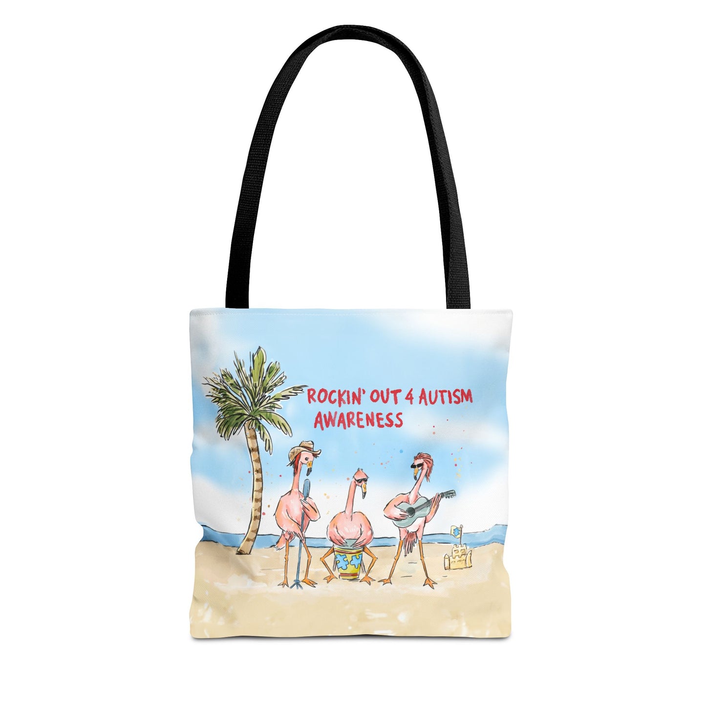 ROCKIN' OUT 4 AUTISM AWARENESS - TOTE BAG