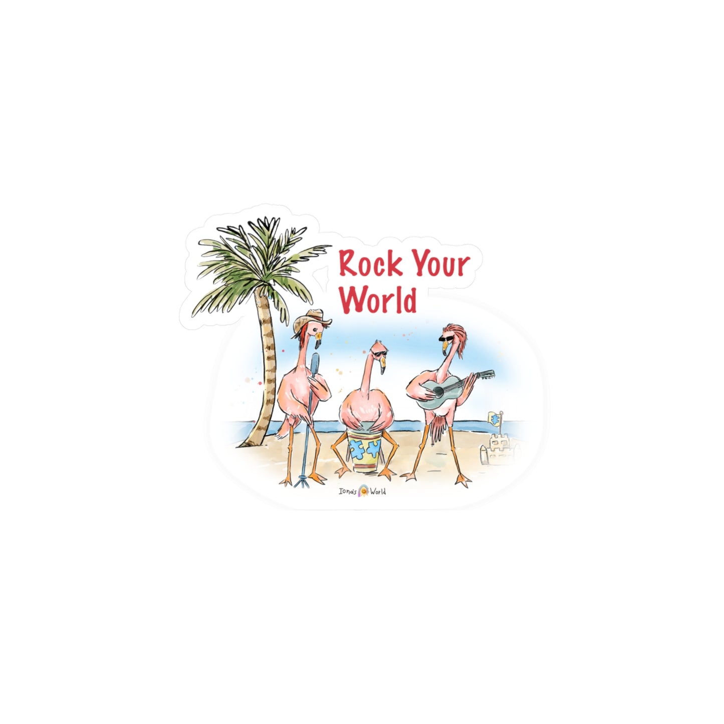 ROCK YOUR WORLD - DECAL