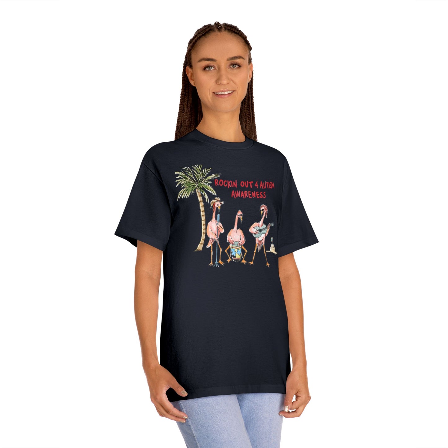 ROCKIN' OUT 4 AUTISM AWARENESS - UNISEX TEE