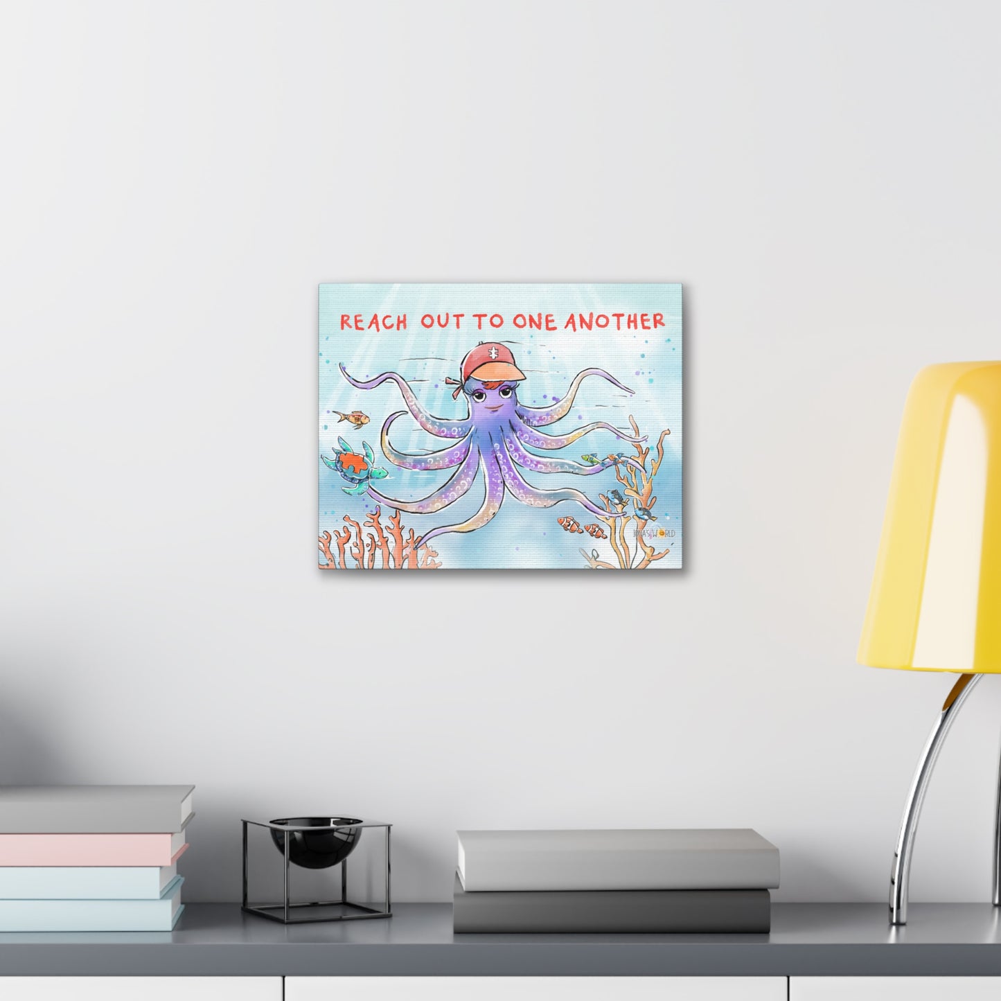 REACH OUT TO ONE ANOTHER - INSPIRATIONAL WALL ART