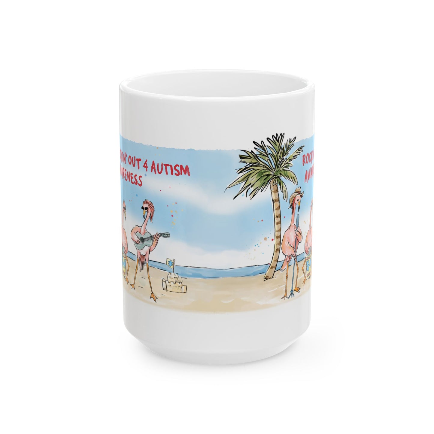 ROCKIN' OUT 4 AUTISM AWARENESS - INSPIRATIONAL MUG