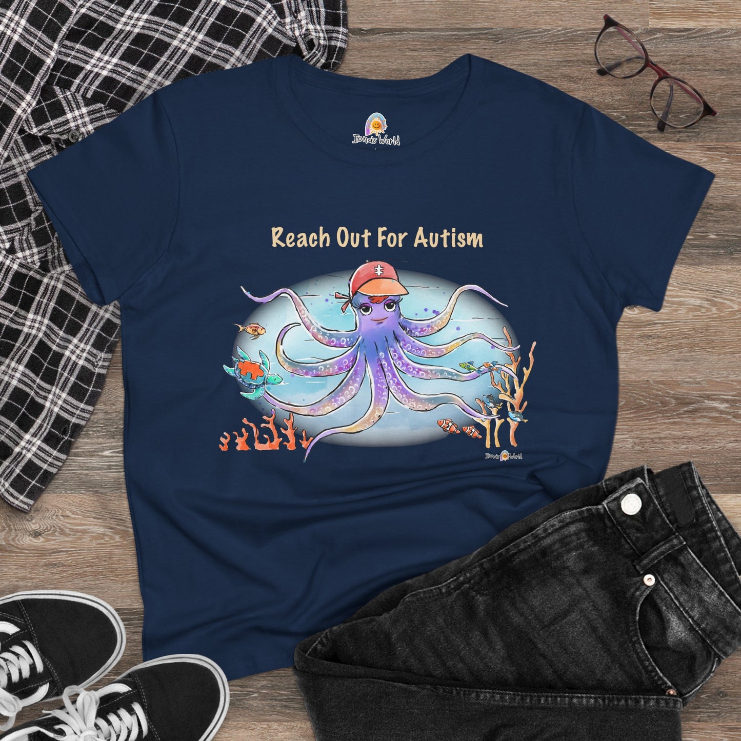 REACH OUT FOR AUTISM - WOMEN'S SHIRT