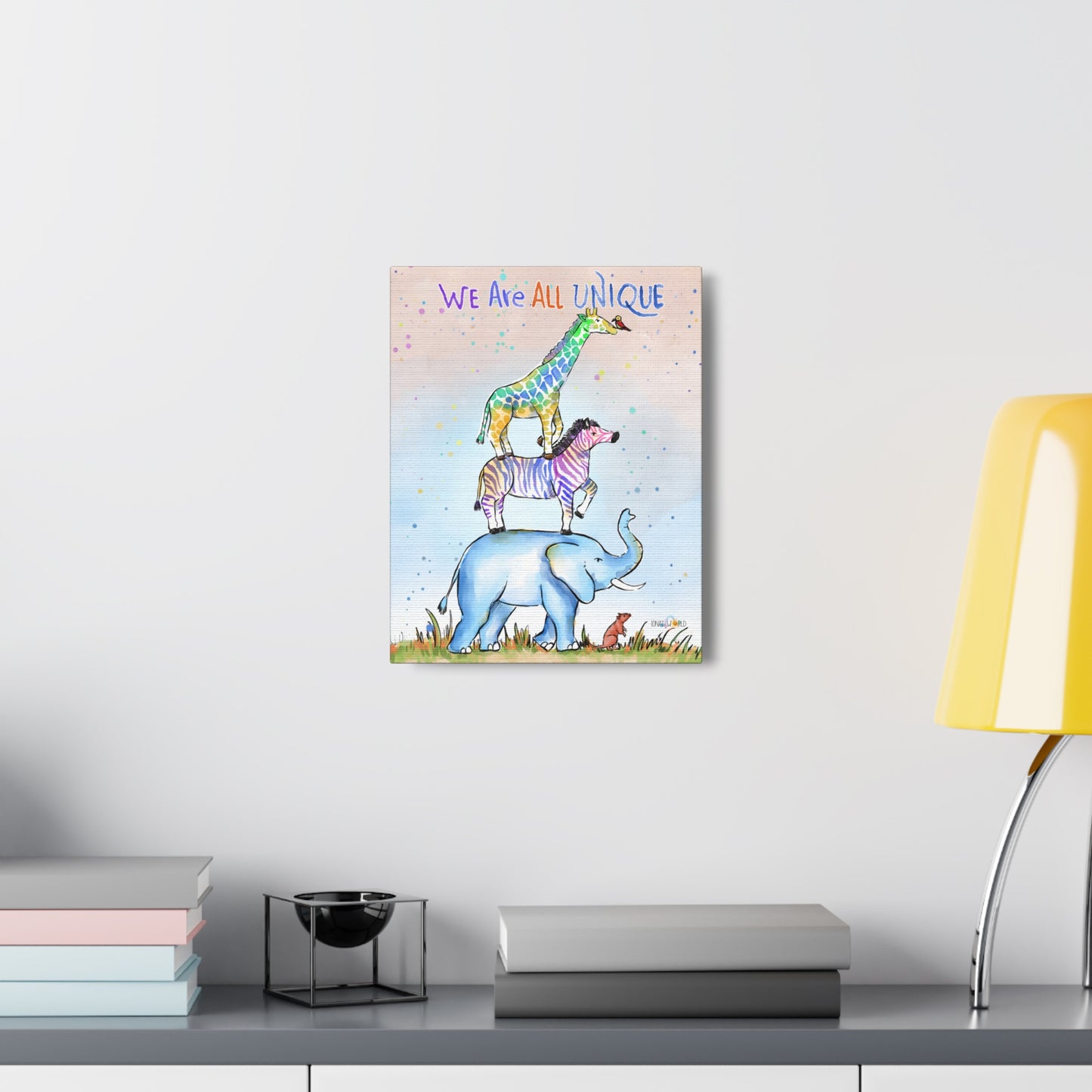 WE ARE ALL UNIQUE - INSPIRATIONAL WALL ART
