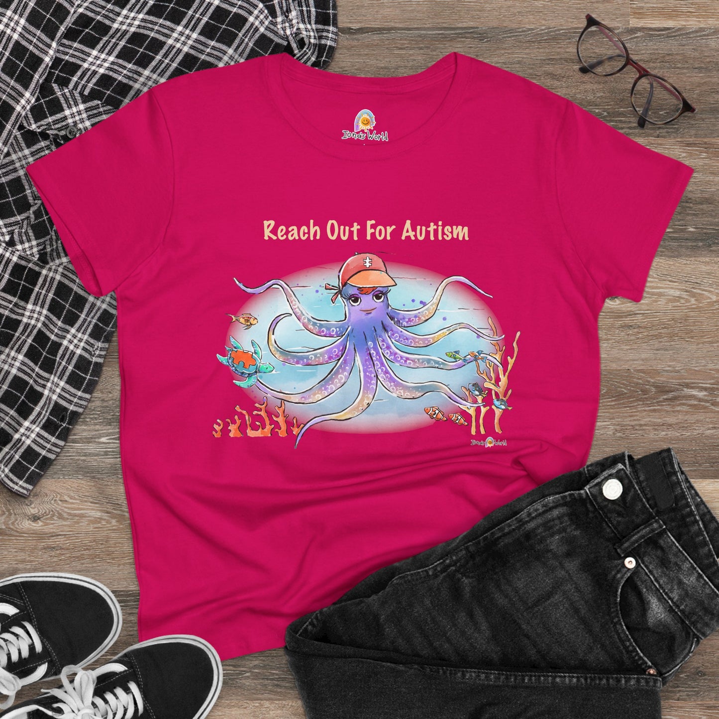 REACH OUT FOR AUTISM - WOMEN'S SHIRT