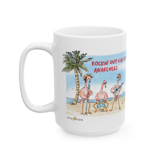 ROCKIN' OUT 4 AUTISM AWARENESS - INSPIRATIONAL MUG