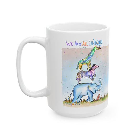 WE ARE ALL UNIQUE - INSPIRATIONAL MUG
