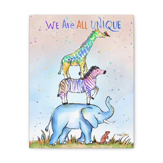 WE ARE ALL UNIQUE - INSPIRATIONAL WALL ART