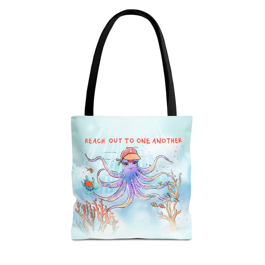REACH OUT TO ONE ANOTHER - TOTE BAG