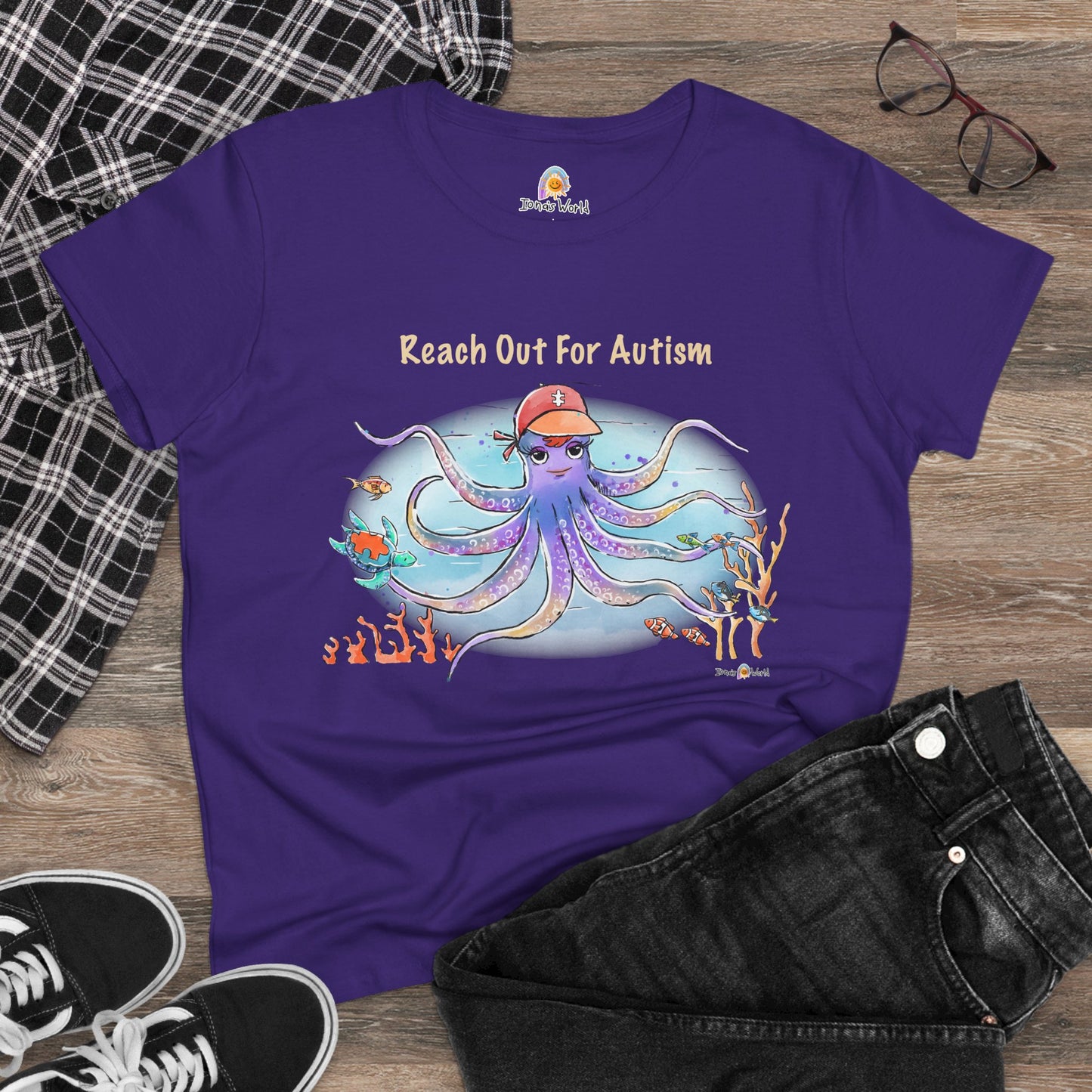 REACH OUT FOR AUTISM - WOMEN'S SHIRT