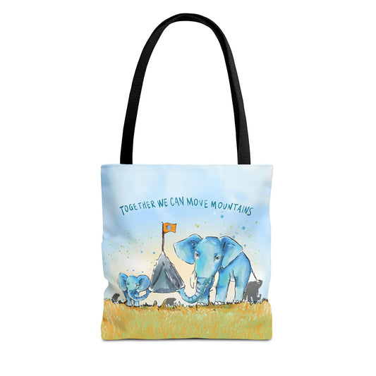 TOGETHER WE CAN MOVE MOUNTAINS - TOTE BAG