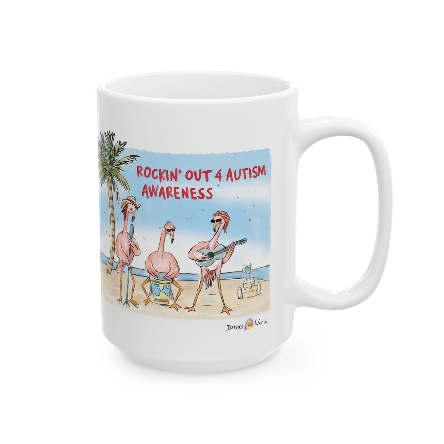 ROCKIN' OUT 4 AUTISM AWARENESS - INSPIRATIONAL MUG