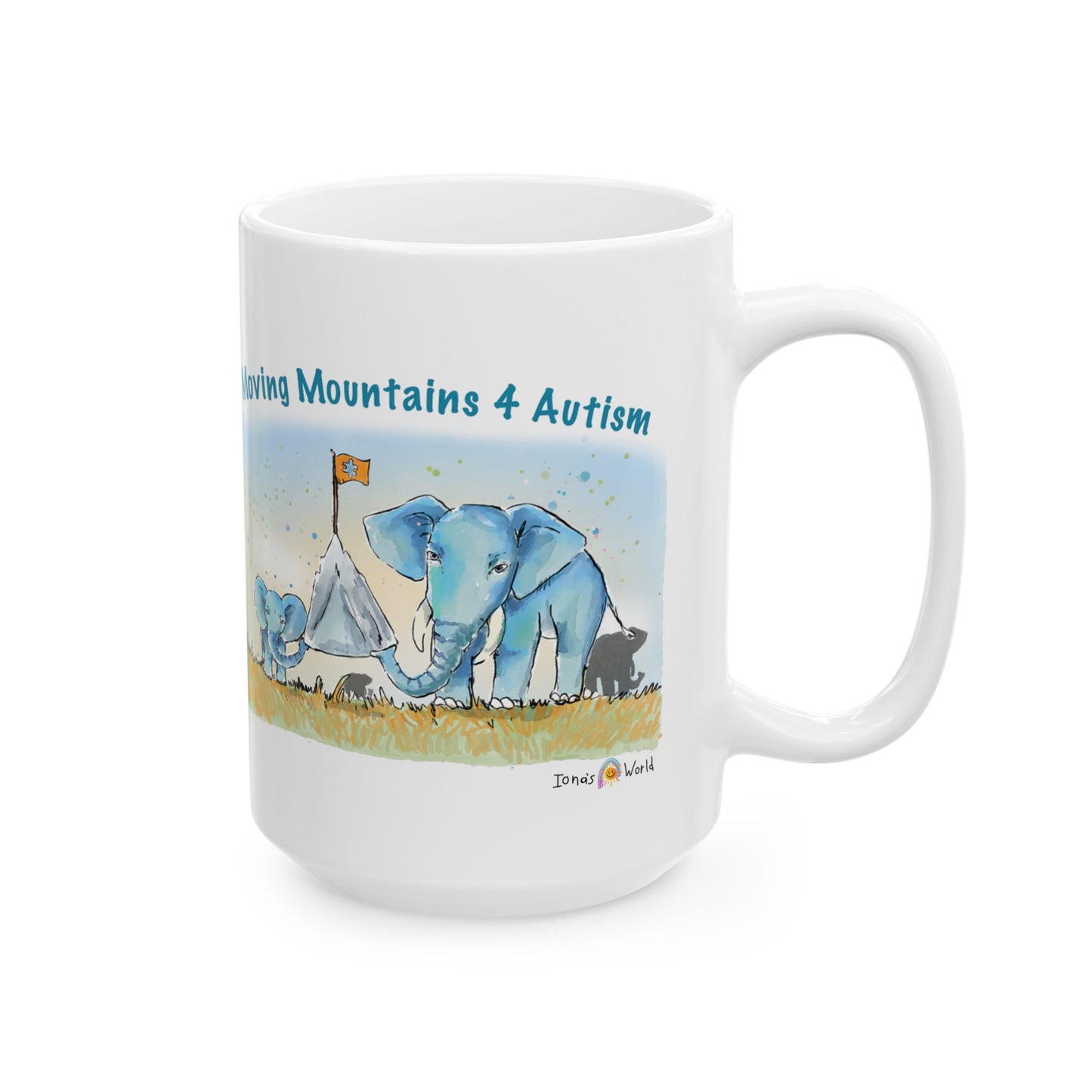 MOVING MOUNTAINS 4 AUTISM - INSPIRATIONAL MUG