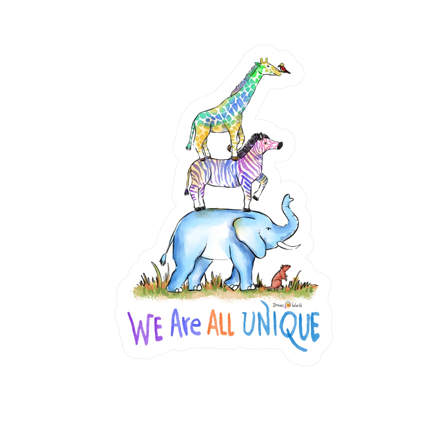 WE ARE ALL UNIQUE - DECAL