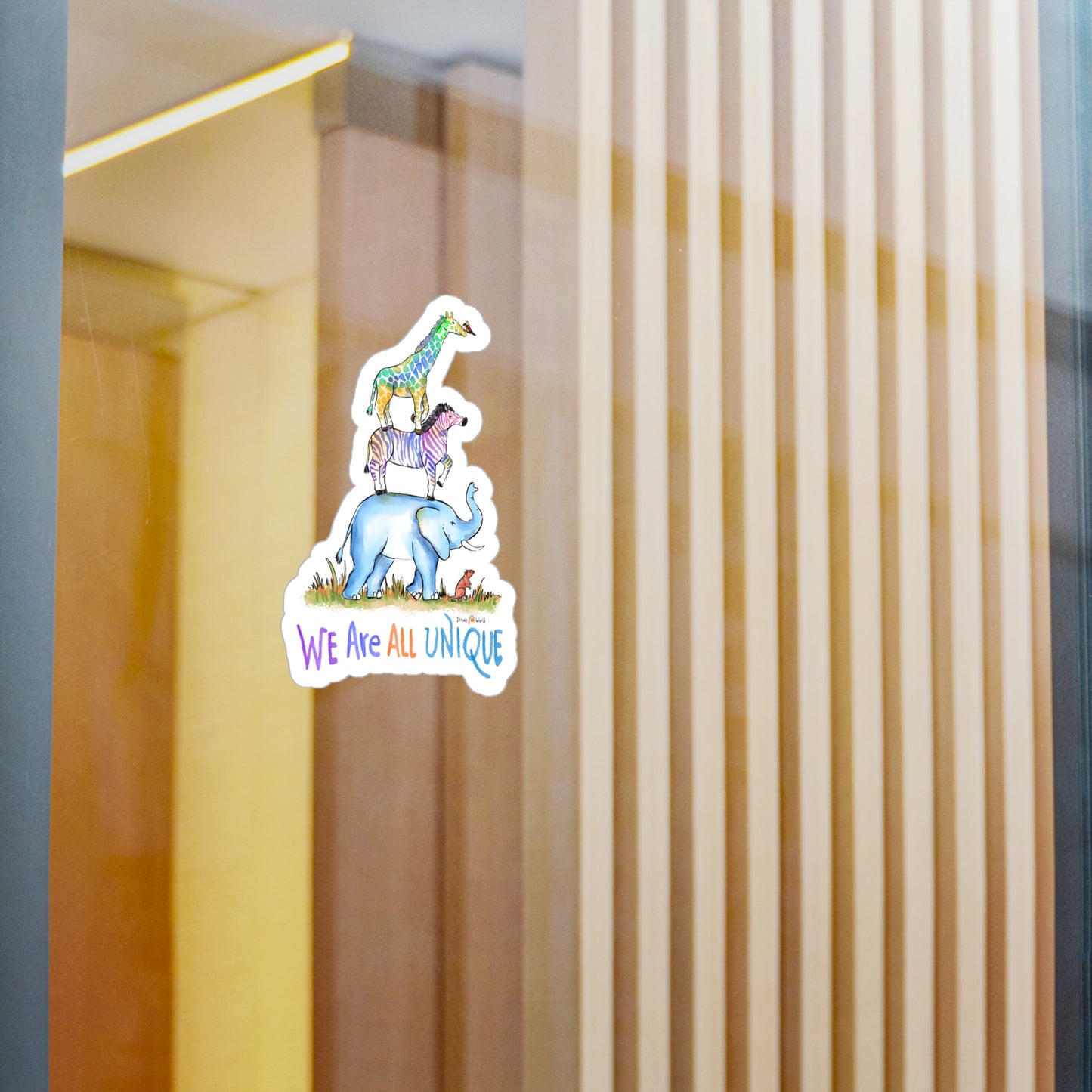 WE ARE ALL UNIQUE - DECAL