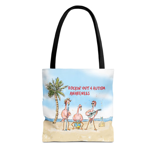 ROCKIN' OUT 4 AUTISM AWARENESS - TOTE BAG