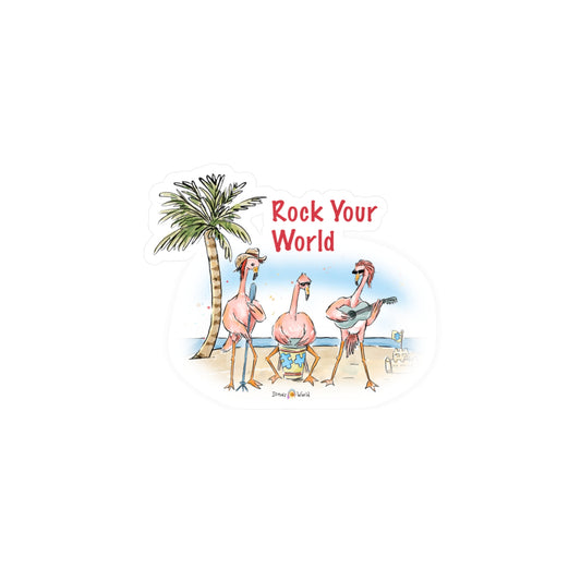 ROCK YOUR WORLD - DECAL